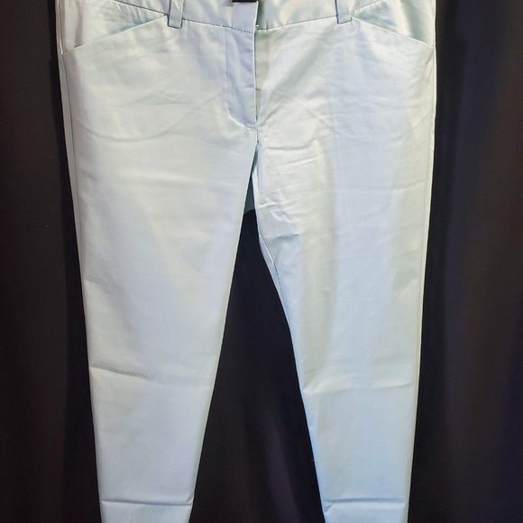 The Limited STRETCH Wide-leg Pants, 6, Seagreen/Light Blue - Picture 1 of 5